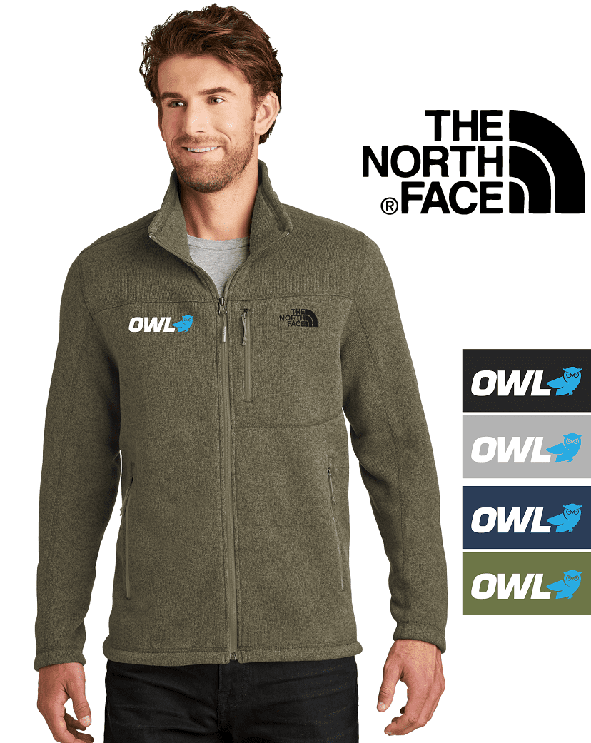 THE NORTH FACE SWEATER FLEECE JACKET