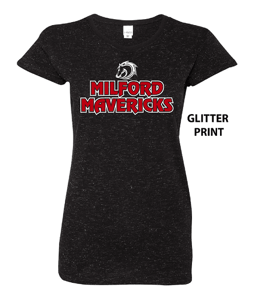WOMEN'S GLITTER TSHIRT