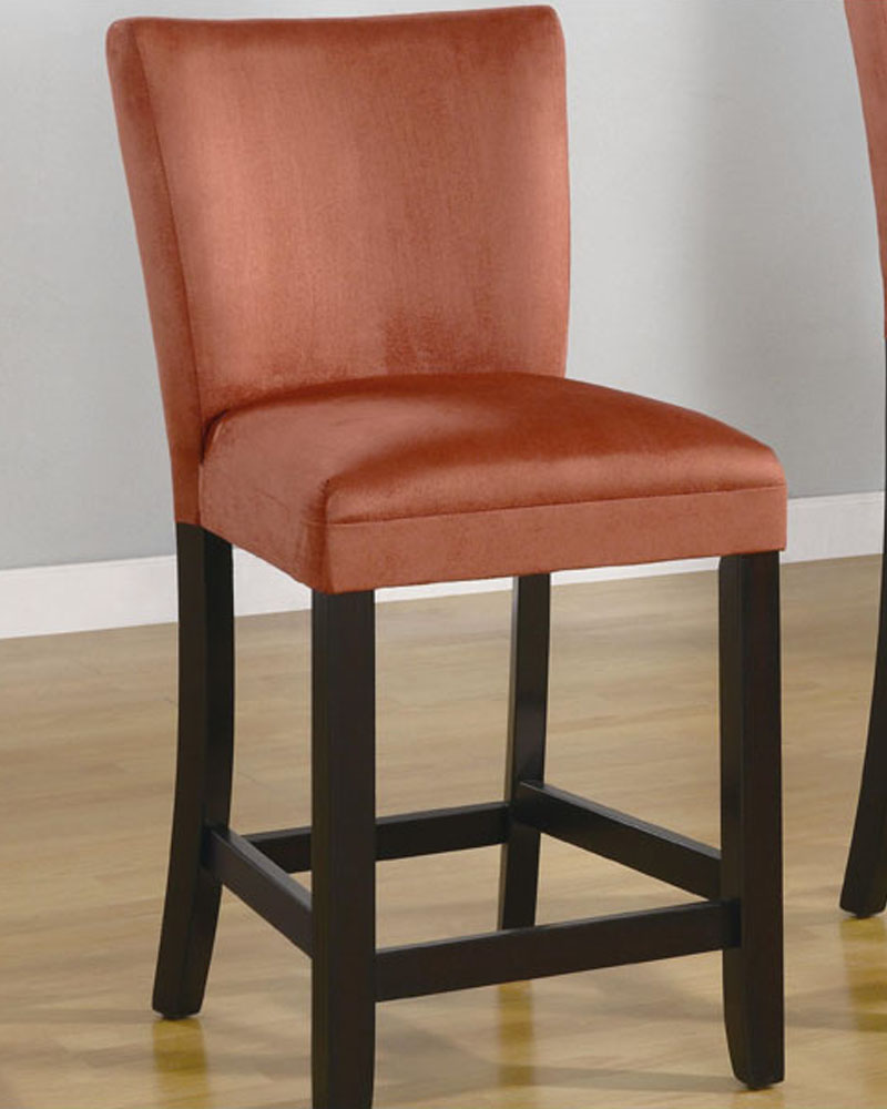 Coaster Microfiber Bar Stool Bloomfield in Red CO100589RED (Set of 2)