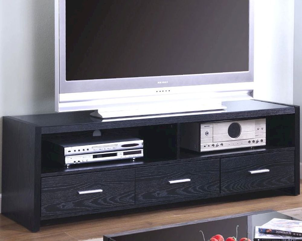 Contemporary Media Console with Shelves and Drawer CO700645