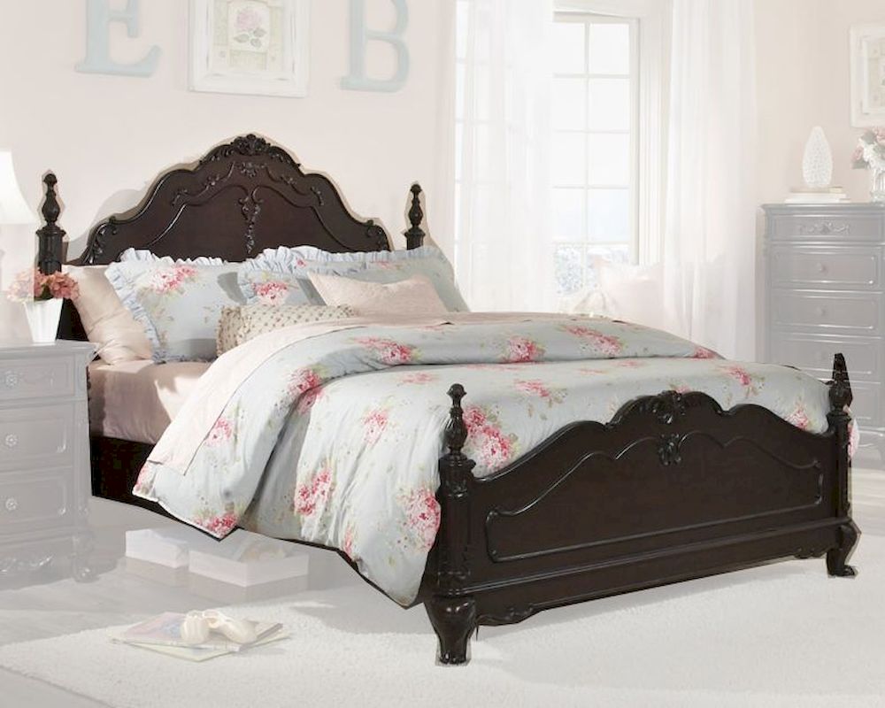 Homelegance Bed Cinderella in Dark Cherry EL1386NCBED