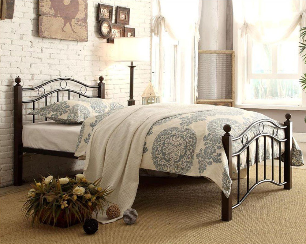 Homelegance Metal Platform Bed Averny EL2020BKBED