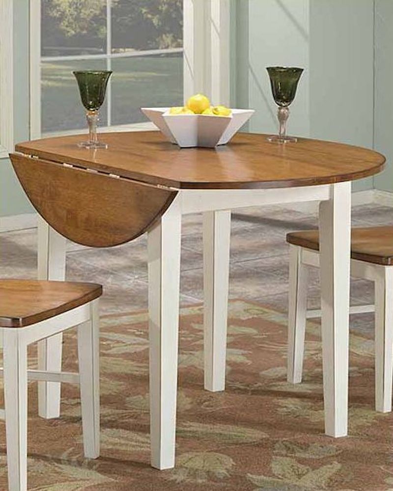 Intercon Drop Leaf Round Dining Table Arlington INAR4242DTAB