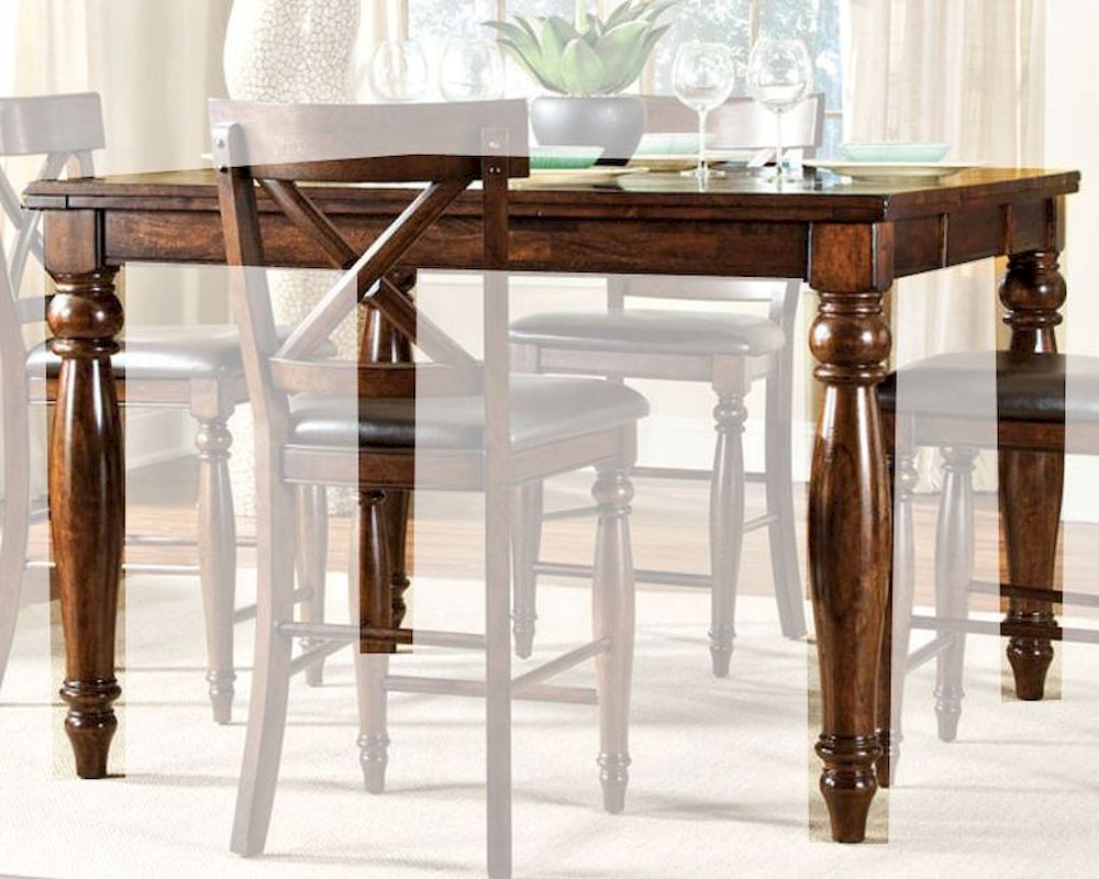 Intercon Mango Wood Counter Height Dining Table Kingston INKG5454GTAB