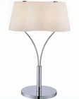 Lite Source in Chrome Groda Table Lamp LS-21539C-FRO Lite Source in Chrome Groda Table Lamp LS-21539C-FRO