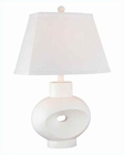 Lite Source in White Semplice Table Lamp LS-20618WHT/WHT Lite Source in White Semplice Table Lamp LS-20618WHT/WHT