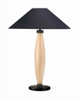 Lite Source Natural Wood Table Lamp w/ Black LS-3321LNAT-BLK Lite Source Natural Wood Table Lamp w/ Black LS-3321LNAT-BLK