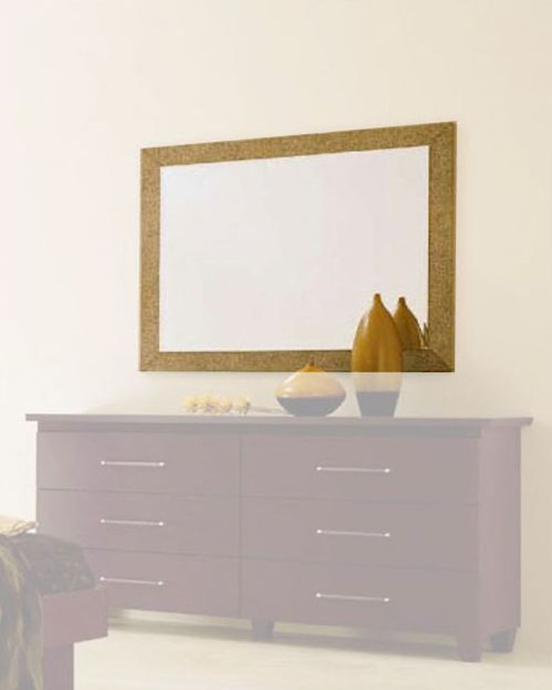 Modern Rectangular Mirror Made in Italy 33B86