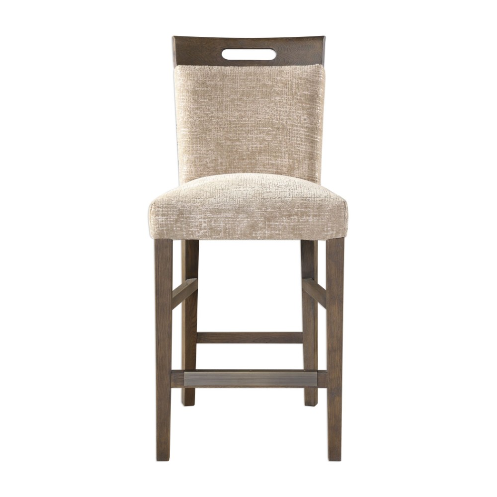 Uttermost Christelle Caramel Counter Stool