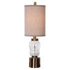 Uttermost Manuela Ribbed Glass Accent Lamp Uttermost Manuela Ribbed Glass Accent Lamp