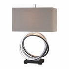 Uttermost Soroca Silver Rings Lamp Uttermost Soroca Silver Rings Lamp
