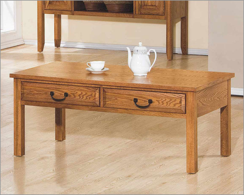 Winners Only 2 Drawer Coffee Table Zahara in Light Oak WOAZL100C