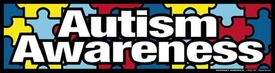 Autism Awareness Bumper Magnet