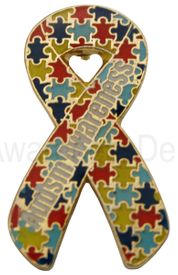 Autism Awareness Die Struck Pin