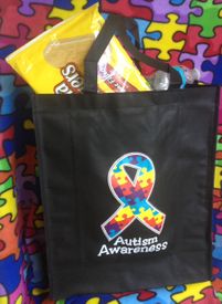 Autism Awareness Grocery Tote Bag