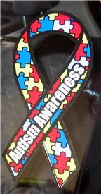 Autism Awareness Large Static Decal 3" x 6"