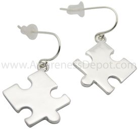 Autism Awareness Puzzle Piece Earrings