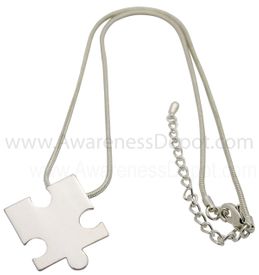 Autism Awareness Puzzle Piece Necklace