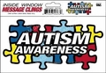 Autism Awareness Puzzle Piece Static Cling Decal Autism Awareness Puzzle Piece Static Cling Decal