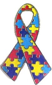 Autism Awareness Ribbon Pin