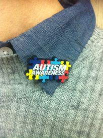 Autism Awareness Rubber Pin