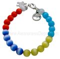 Autism Cat Eye Beads Sterling Silver Bracelet 1