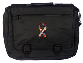 Autism Embroidered Briefcase