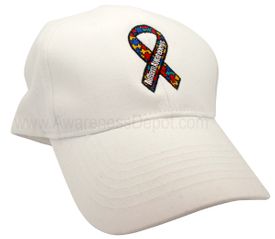 Autism Embroidered Caps