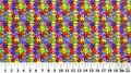 Autism Jigsaw Puzzle Cotton Fabric Autism Jigsaw Puzzle Cotton Fabric