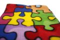 Autism Jigsaw Puzzle Fleece Fabric