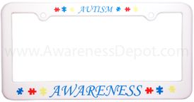 Autism  License Plate Frame