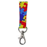 Autism Puzzle Piece Lanyard