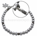 Autism Puzzle Sterling Silver Puzzle Bracelet