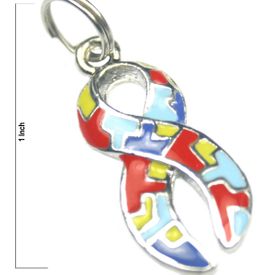 Autism Ribbon Mini Charm