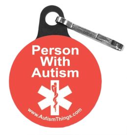 Autism Zipper Pull Safety Button