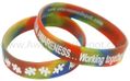 SALE!! Autism Awareness Rainbow Bracelets Adult Size