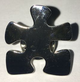 Silver Puzzle Pin