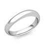 Comfort Fit Curved Wedding Band
