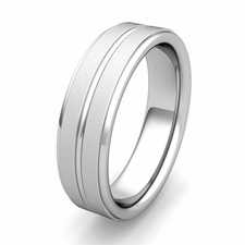 Customized Park Ave Wedding Band Ring in Gold or Platinum