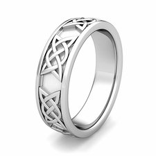 Customize Legacy Celtic Wedding Ring for Men and Women in Gold and Platinum