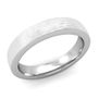 Flat Comfort Fit Wedding Band