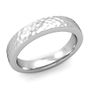 Flat Comfort Fit Wedding Band
