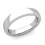 Flat Comfort Fit Wedding Band