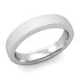 Flat Comfort Fit Wedding Band
