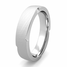 Flat Edge Comfort Fit Wedding Band