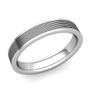 Groove Comfort Fit Wedding Band