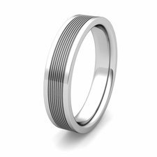 Groove Comfort Fit Wedding Band