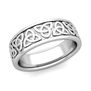 Customize Classic Celtic Wedding Ring for Men and Women in Gold and Platinum