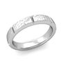 Brick Square Wedding Band