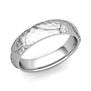 Customized Harmony Comfort Fit Wedding Band Ring in Gold or Platinum